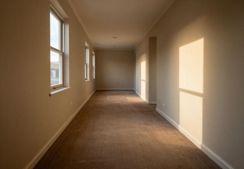Restored living room in Erskine Park after flood damage repair